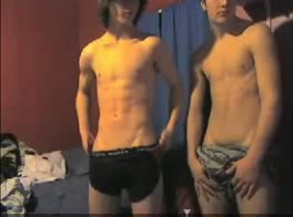 Boys playing on cam